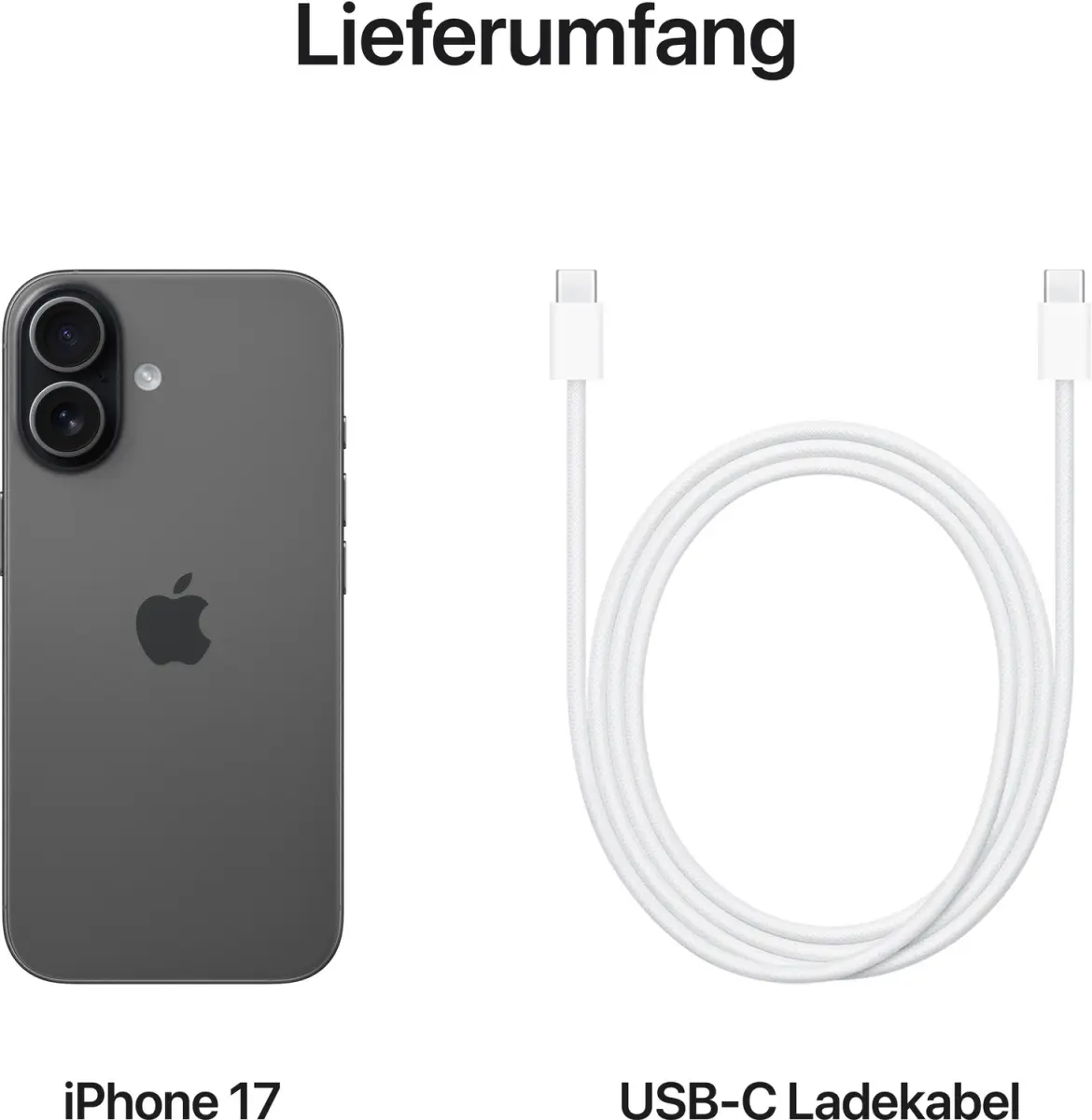 iPhone 17 in Schwarz