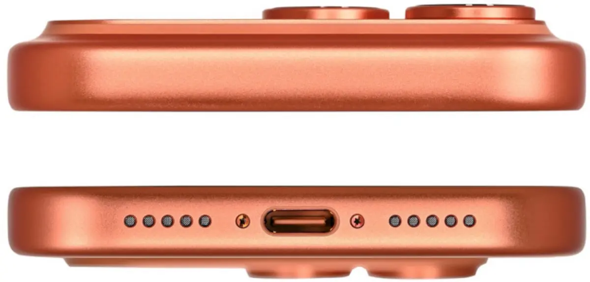 iPhone 17 Pro in Cosmic Orange