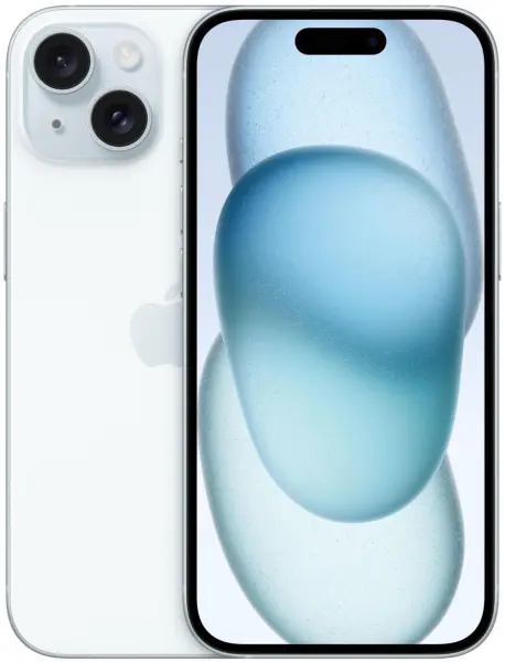 iPhone 15 in Blau