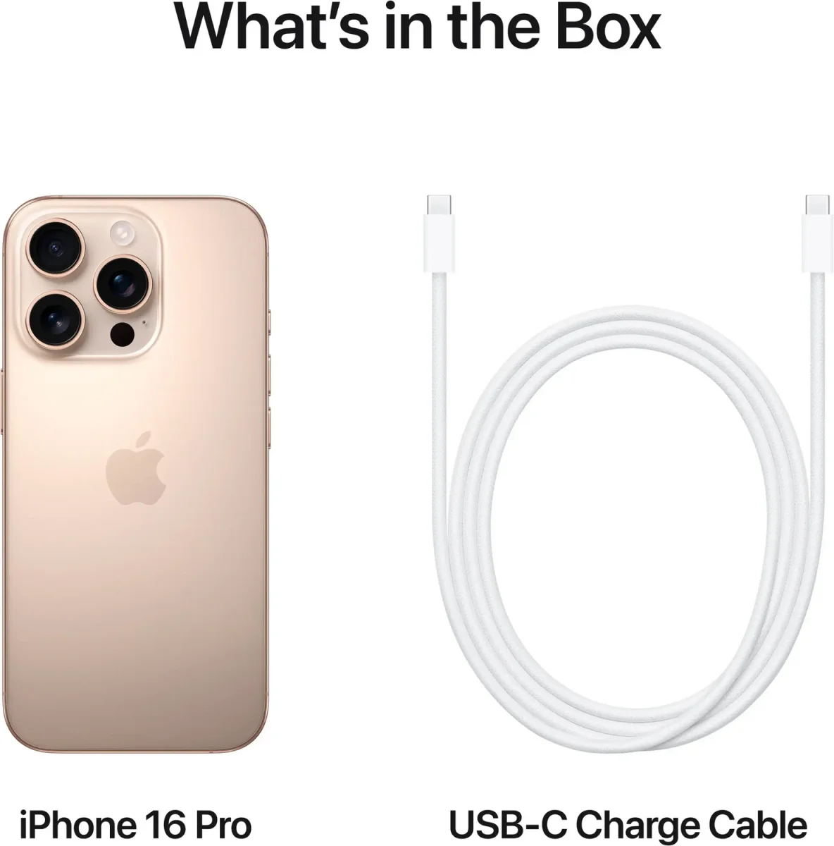 iPhone 16 Pro in Titan Wüstensand