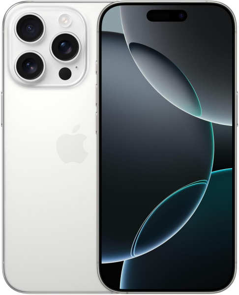 iPhone 16 Pro in Titan Weiß