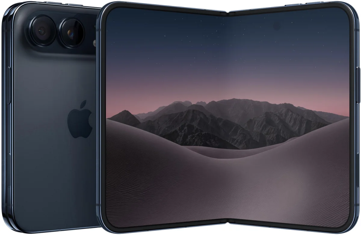 iPhone Duo in Nachthimmel, Rückseite und Vorderseite