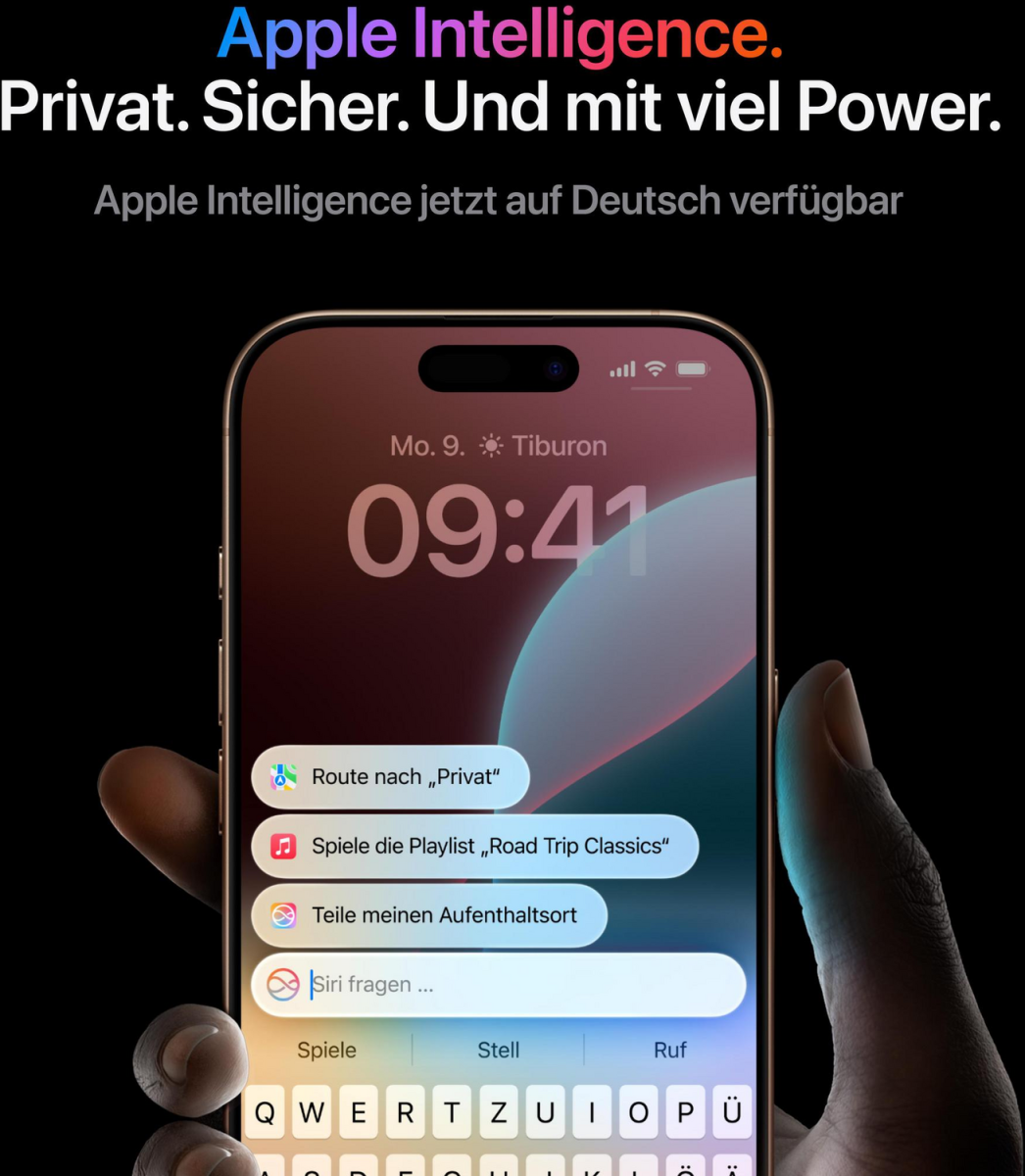 iPhone 16 Pro in Titan Natur
