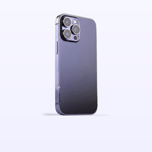 iPhone im Zustand Akzeptabel, Rückseite
