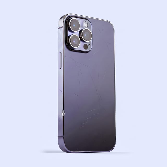 iPhone im Zustand Akzeptabel, Rückseite